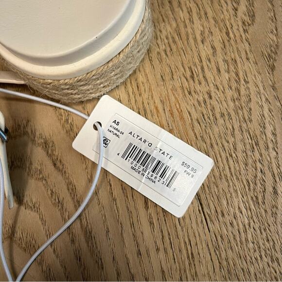 New! Altar’d State Kyara Strappy Platform Sandals Ankle Wrap Natural Women’s 9 - Picture 9 of 10